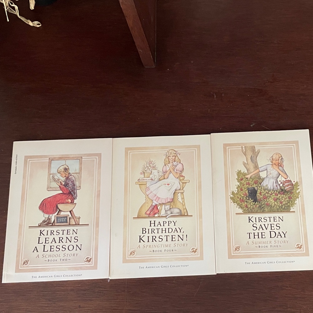 1990s Vintage American Girl Kirsten Book Trio - Books 2, 4 and 5